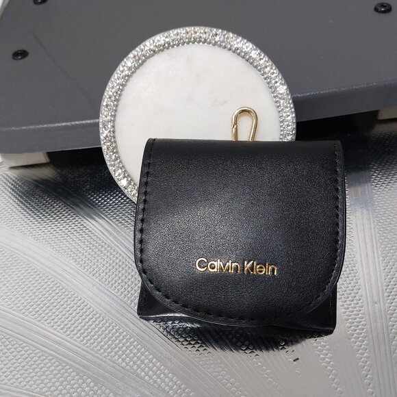 Calvin Klein Clip On Bag Coin Purse Keyring Keychain Charm Mini Wallet 2 Colors - Picture 4 of 11